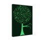 Tablou fosforescent Copac muzical 
