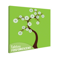 Tablou fosforescent Copac inflorit 