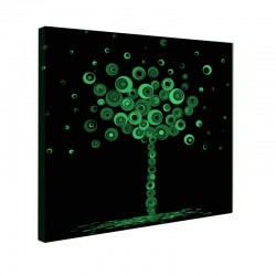 Tablou fosforescent Copac in culori 