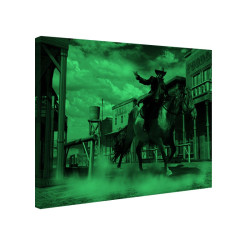 Tablou fosforescent Cowboy din Vestul Salbatic 