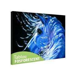 Tablou fosforescent Cal pictat 