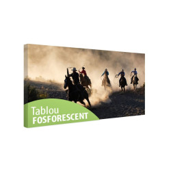 Tablou fosforescent Cowboy western 