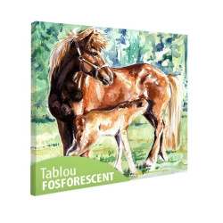 Tablou fosforescent Cai 