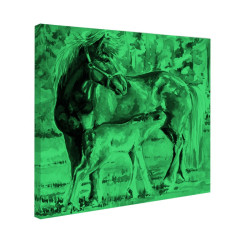 Tablou fosforescent Cai 