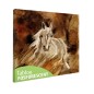 Tablou fosforescent Cal alb Tablou fosforescent Cal alb