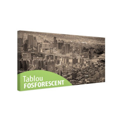 Tablou fosforescent Manhattan de sus