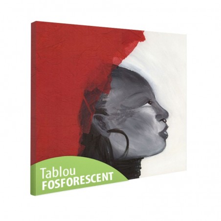 Tablou fosforescent Profil de femeie africana