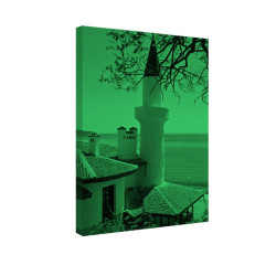 Tablou fosforescent Moschee la malul marii