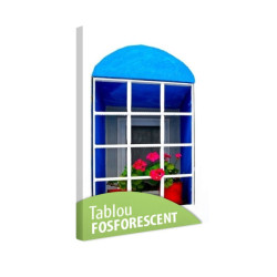 Tablou fosforescent Fereastra albastra