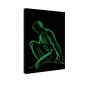 Tablou fosforescent Silueta barbat 