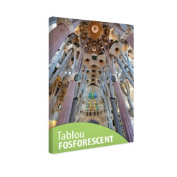 Tablou fosforescent Sagrada Familia in interior
