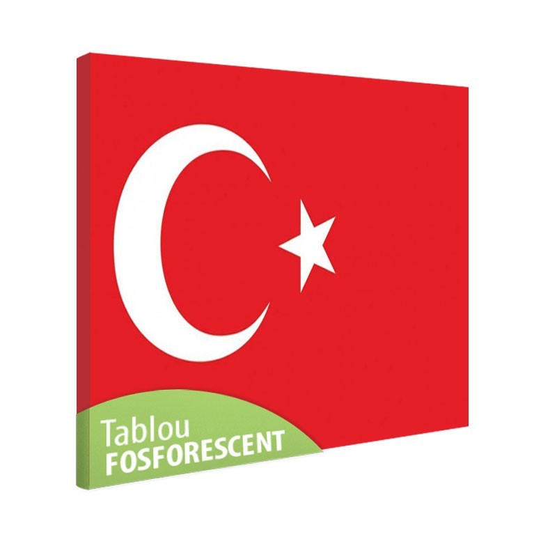Tablou fosforescent Steag Turcia