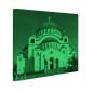 Tablou fosforescent Catedrala Sf. Sava Tablou fosforescent Catedrala Sf. Sava