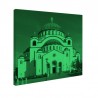 Tablou fosforescent Catedrala Sf. Sava