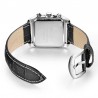 Ceas barbatesc, Quartz, cronograf, afisaj analogic, 1.45 inch, piele, Megir