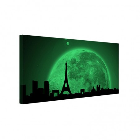 Tablou fosforescent Parisul in lumina lunii 