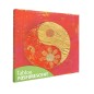 Tablou fosforescent Yin Yang fundal rosu Tablou fosforescent Yin Yang fundal rosu