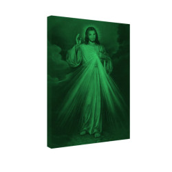 Tablou fosforescent Milostivirea divina, 20x30 cm