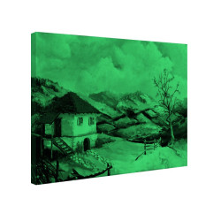 Tablou fosforescent Casa de la tara 