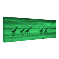 Tablou fosforescent Girafe alergand 