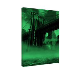 Tablou fosforescent Barca sub pod