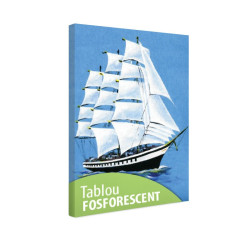 Tablou fosforescent Corabie 