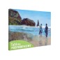 Tablou fosforescent Cuplu pe plaja 