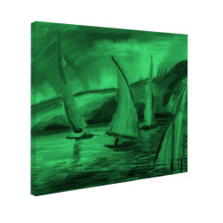 Tablou fosforescent Regata cu panze 