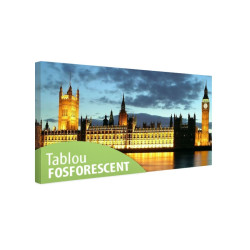 Tablou fosforescent Big Ben si Palatul Parlamentului