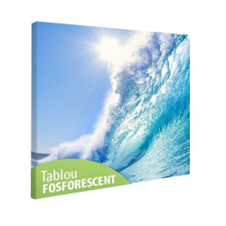 Tablou fosforescent, 30x30 cm, Ocean Wave