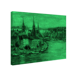 Tablou fosforescent Peisaj urban 
