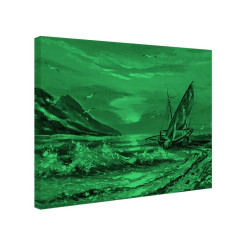 Tablou fosforescent Barca esuata 