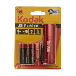 Lanterna 9 LED-uri, 46 lumeni, metalica, IP62, cu baterii, Kodak