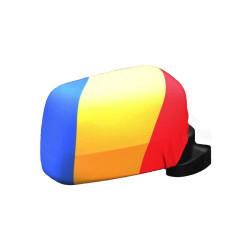 Huse tricolore pentru oglinzi auto, 18 x 23 cm, set 2 buc