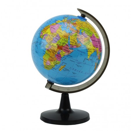 Glob pamantesc mic, cartografie politica in limba engleza, 14 cm