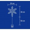 Decor fereastra cu Led-uri, fulg de zapada, Home