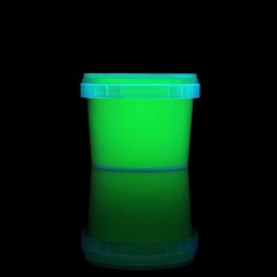 Vopsea glow in the dark fosforescenta care lumineaza verde