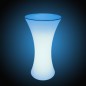 Masa cocktail LED RGB, iluminata 16 culori, control telecomanda, IP54, 110 cm
