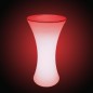 Masa cocktail LED RGB, iluminata 16 culori, control telecomanda, IP54, 110 cm