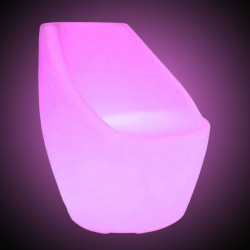 Scaun bar LED RGBW, telecomanda, 73 cm, IP54, autonomie 12h