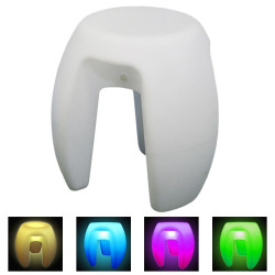 Scaun LED RGBW, telecomanda, 1.6W, IP54, 16 culori, 45x41 cm
