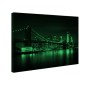 Tablou canvas fosforescent Brooklyn Bridge, 90x52 cm Tablou canvas fosforescent Brooklyn Bridge, 90x52 cm
