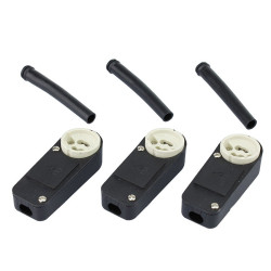 Set 3 spoturi incastrabile, diametru 82 mm, IP40, 50W, 280 lm