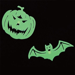 Sticker fosforescent Glow Monster, 8 figurine, ABS