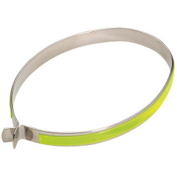 Set 2 clipsuri metalice reflectorizante de bicicleta, pentru protejarea pantalonului