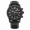 Ceas barbatesc casual, Quartz, cronograf, 1.7 inch, curea piele, Megir