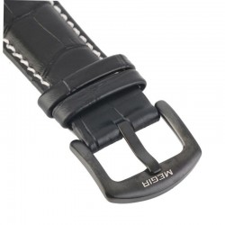 Ceas barbatesc, indicatoare fosforescente, 1.7 inch, curea piele, Megir