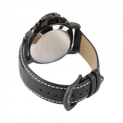 Ceas barbatesc, indicatoare fosforescente, 1.7 inch, curea piele, Megir