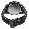 Ceas barbatesc casual, Quartz, cronograf, 1.7 inch, curea piele, Megir