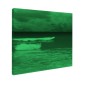 Tablou canvas fosforescent, 40x60 cm, Blue Ocean Tablou canvas fosforescent, 40x60 cm, Blue Ocean